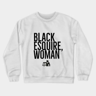 Black Esquire, Woman Crewneck Sweatshirt